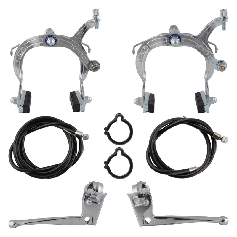 Sunlite Cruiser/MX Steel Brake Set, 73-91mm Reach, Chrome - Image 1